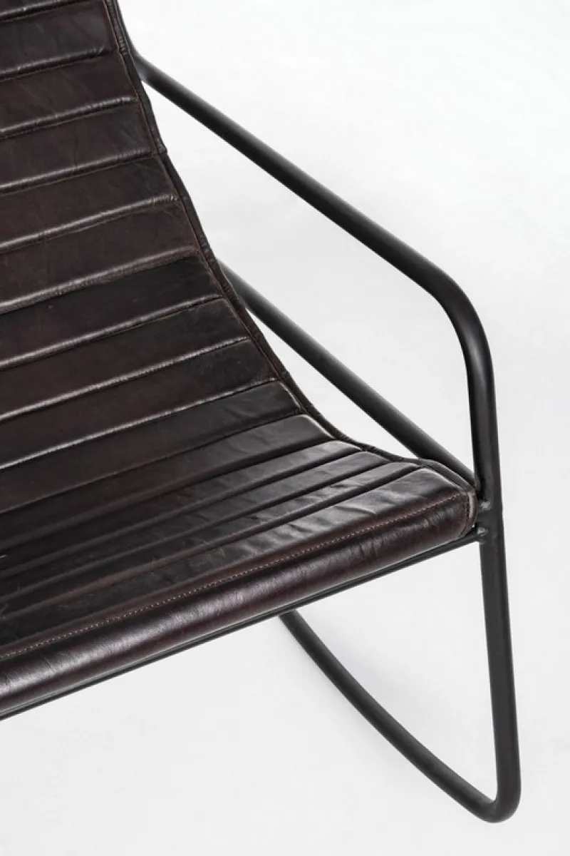 Bizzotto POLTRONA IN PELLE NERA - KARISMA