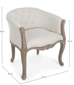 New Bizzotto POLTRONA IN TESSUTO - DIVA