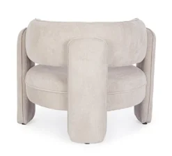 Best Bizzotto POLTRONA IN TESSUTO BEIGE - AISHA