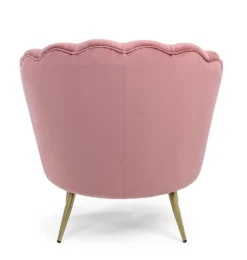 Best Bizzotto POLTRONA IN VELLUTO ROSA ANTICO - GILIOLA