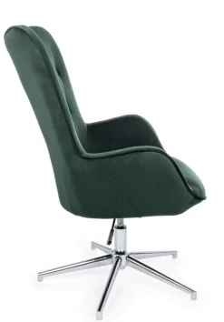 Bizzotto POLTRONA IN VELLUTO VERDE - FARIDA