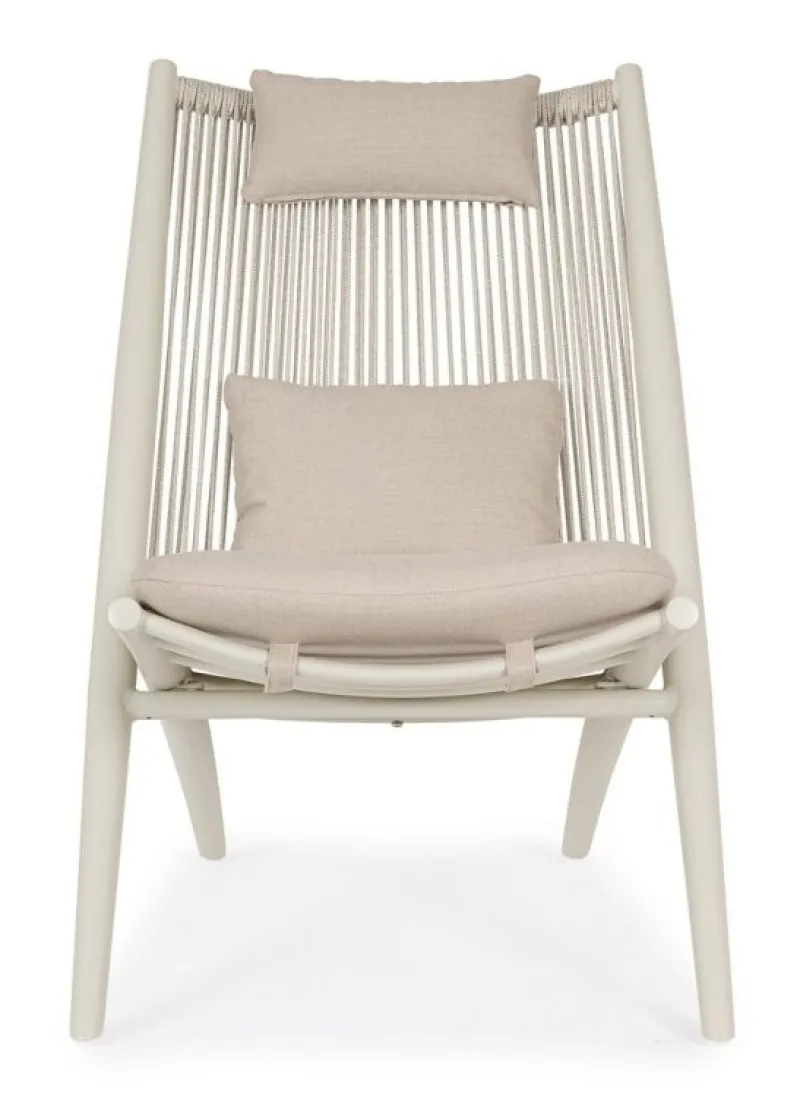 Bizzotto POLTRONA LOUNGE C-C ALOHA SANDSHELL