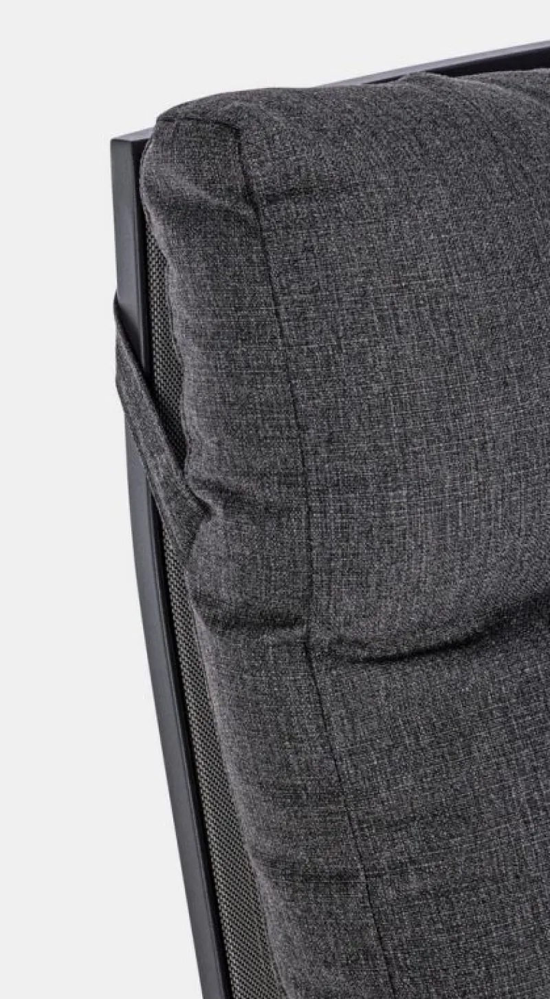 Online Bizzotto POLTRONA RECLINABILE IN ALLUMINIO ANTRACITE JX55 - KLEDI