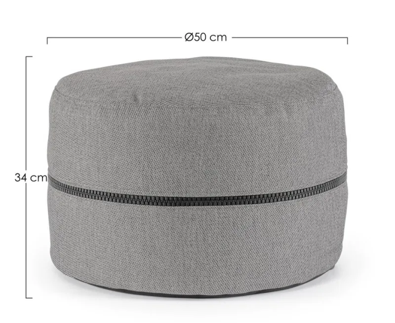 Bizzotto POUF GULIZAR SMOKY D50