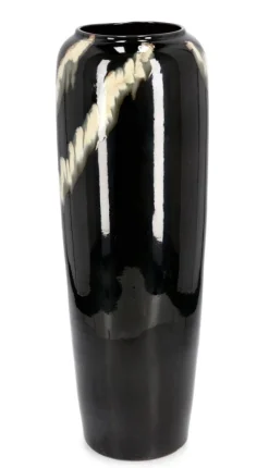 Discount Bizzotto P.VASO COIRA ALTO NERO MELANGE H81