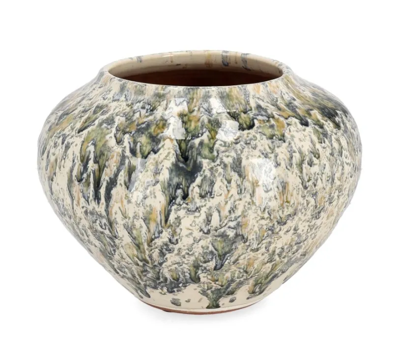 Sale Bizzotto P.VASO ESMA MELANGE VERDE BLU D22,5