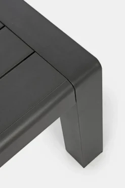 Sale Bizzotto SALOTTO ANGOLARE IN ALLUMINIO ANTRACITE CX23 - KONNOR