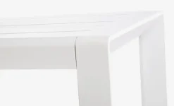 New Bizzotto SALOTTO ANGOLARE IN ALLUMINIO BIANCO CX21 - KONNOR