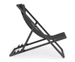 Discount Bizzotto SDRAIO IN ALLUMINIO ANTRACITE - TAYLOR