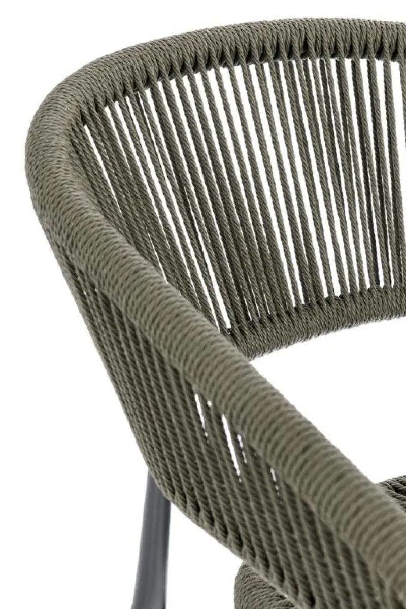 Discount Bizzotto SEDIA C-BR ALGAIDA ANTRACITE/VERDE