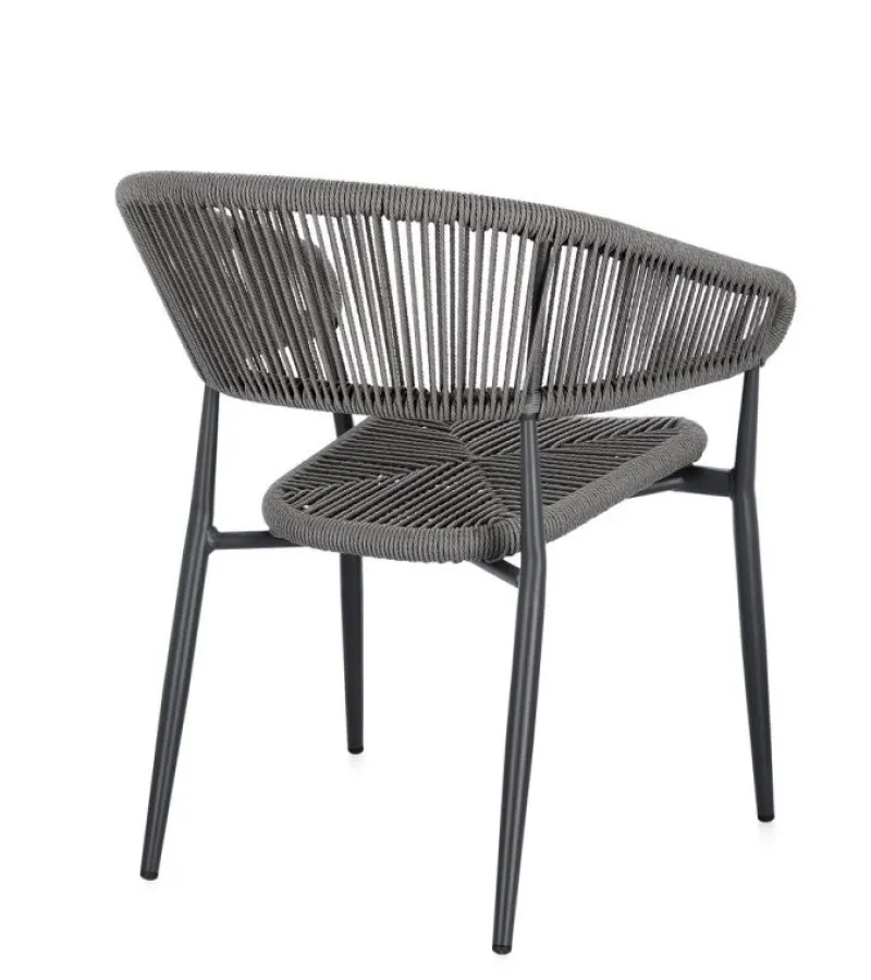 Bizzotto SEDIA C-BR ALGAIDA ANTRACITE/GRIGIO