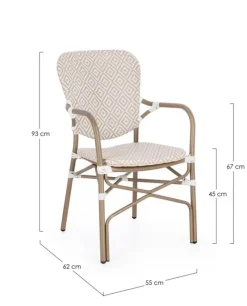 Hot Bizzotto SEDIA C-BR CADEIRA BEIGE