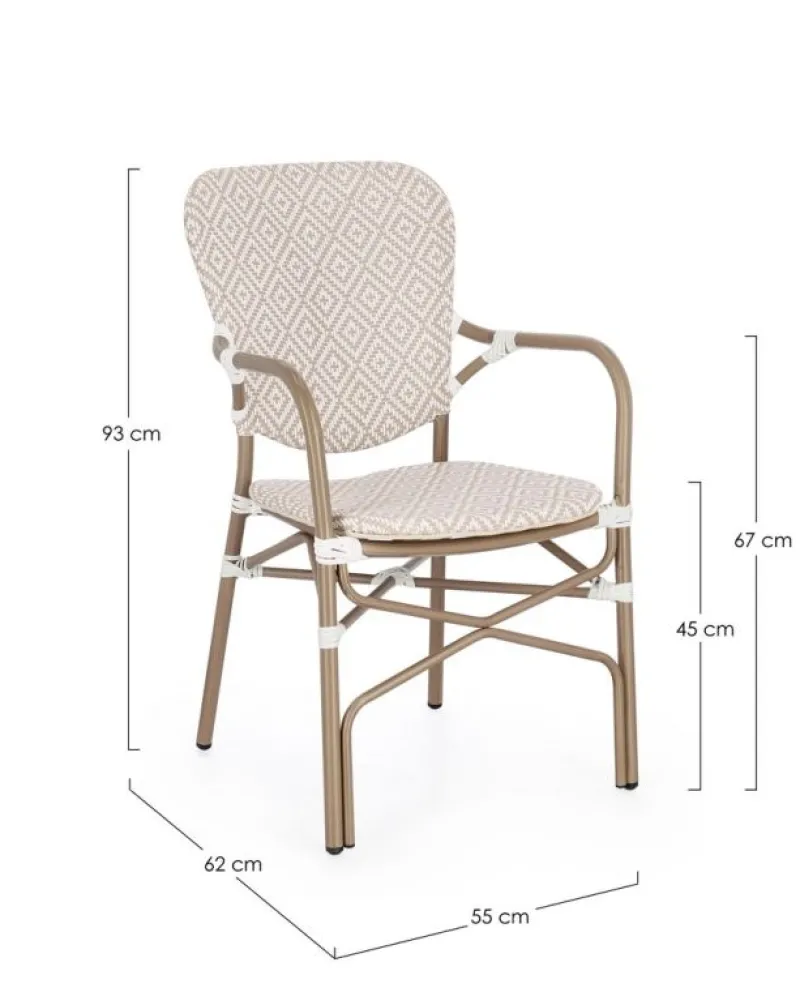 Hot Bizzotto SEDIA C-BR CADEIRA BEIGE