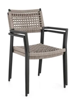 Online Bizzotto SEDIA C-BR CALETA ANTRACITE/KHAKI