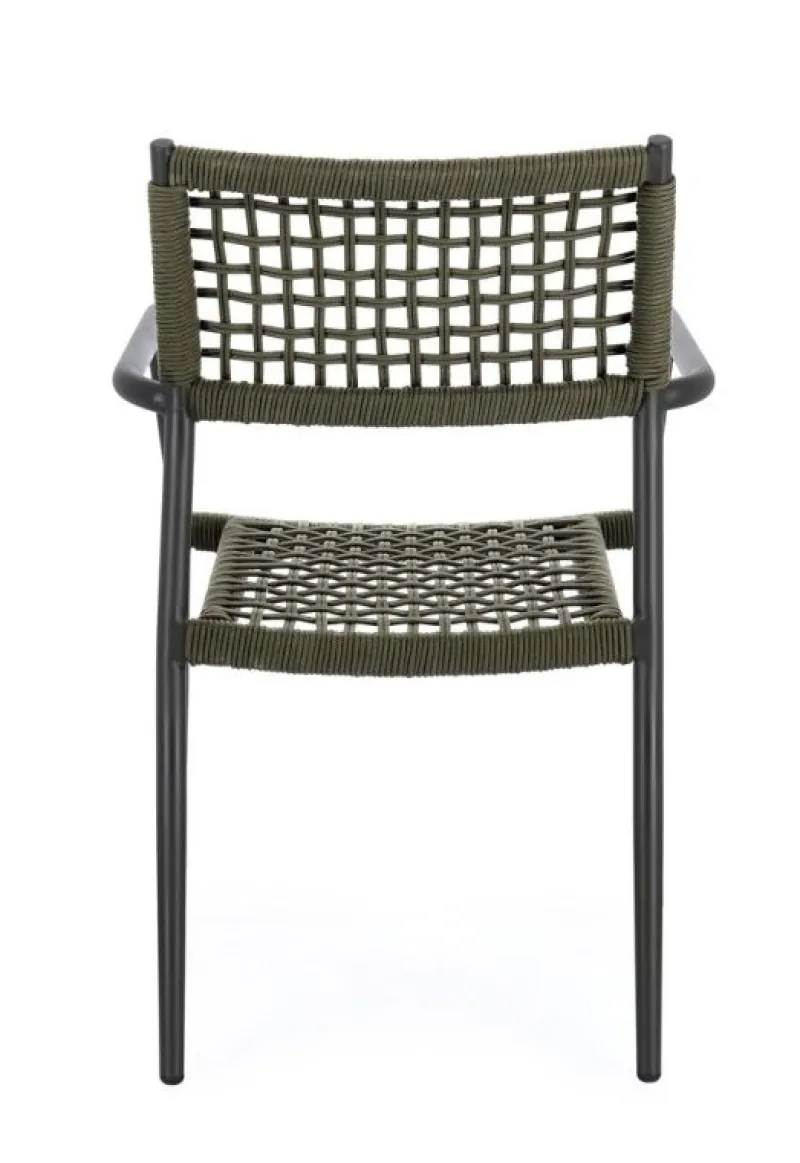 Online Bizzotto SEDIA C-BR CALETA ANTRACITE/VERDE