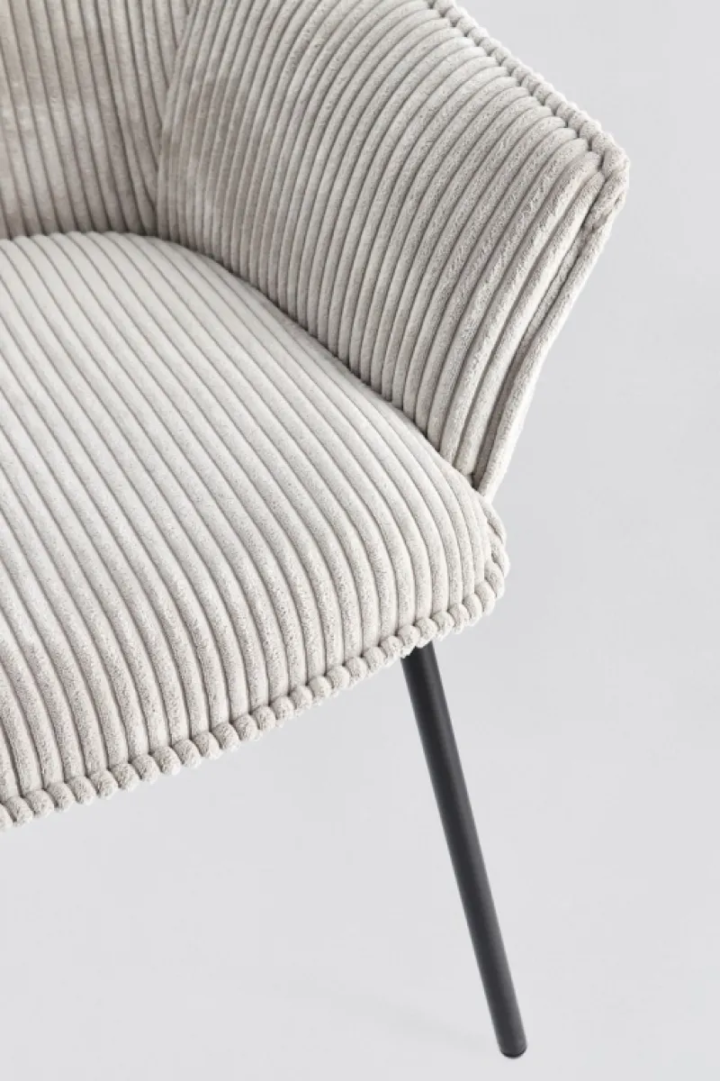 Discount Bizzotto SEDIA C-BR CASSIDY NERO/GRIGIO CHIARO