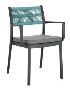 Best Bizzotto SEDIA C-BR C-C ALVIN ANTRACITE/AVIO