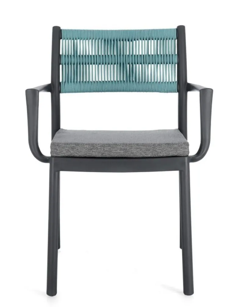 Best Bizzotto SEDIA C-BR C-C ALVIN ANTRACITE/AVIO