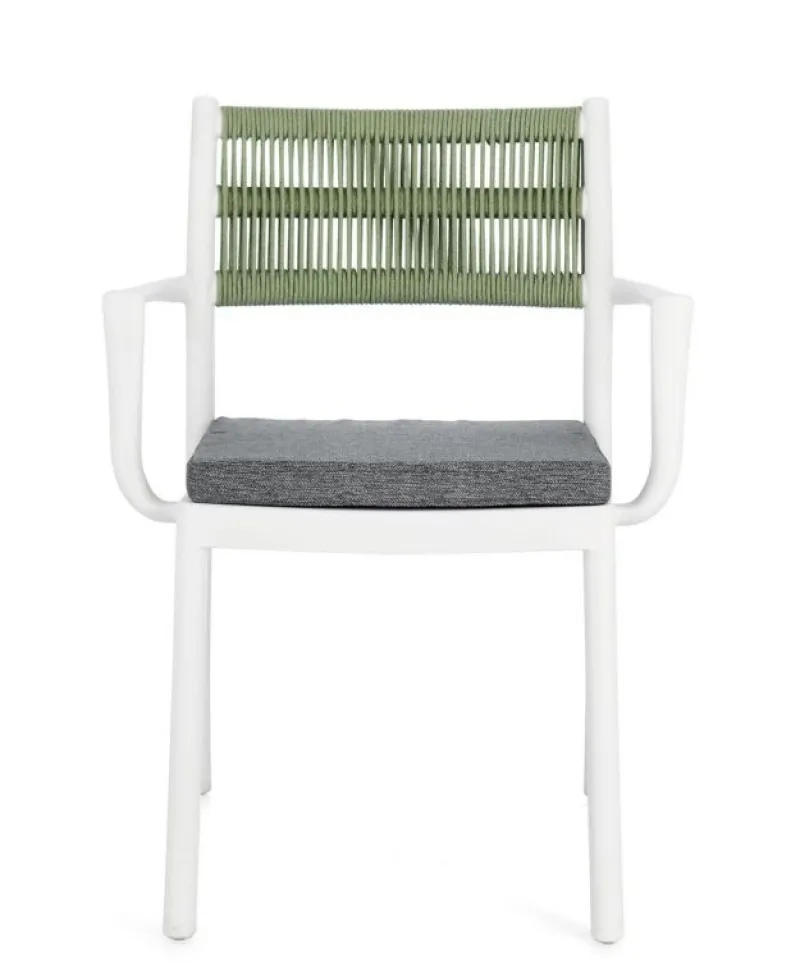 Clearance Bizzotto SEDIA C-BR C-C ALVIN BIANCO/VERDE