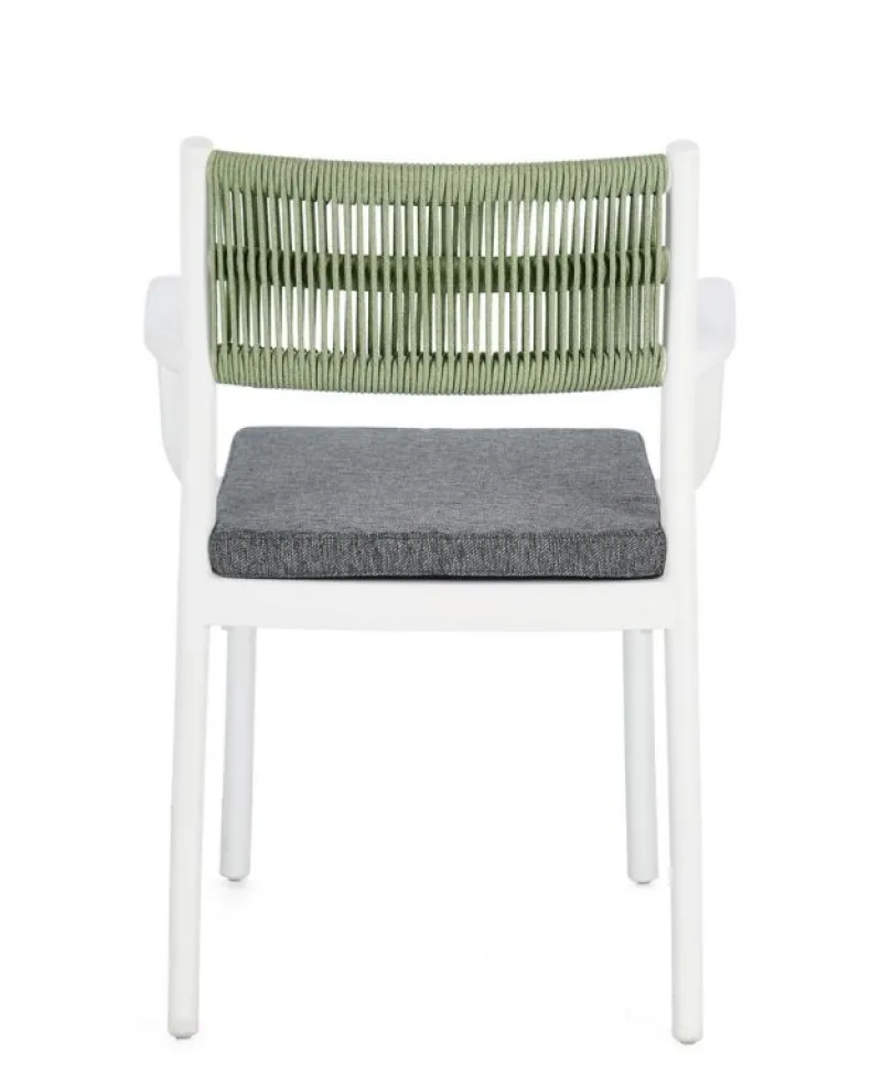 Clearance Bizzotto SEDIA C-BR C-C ALVIN BIANCO/VERDE