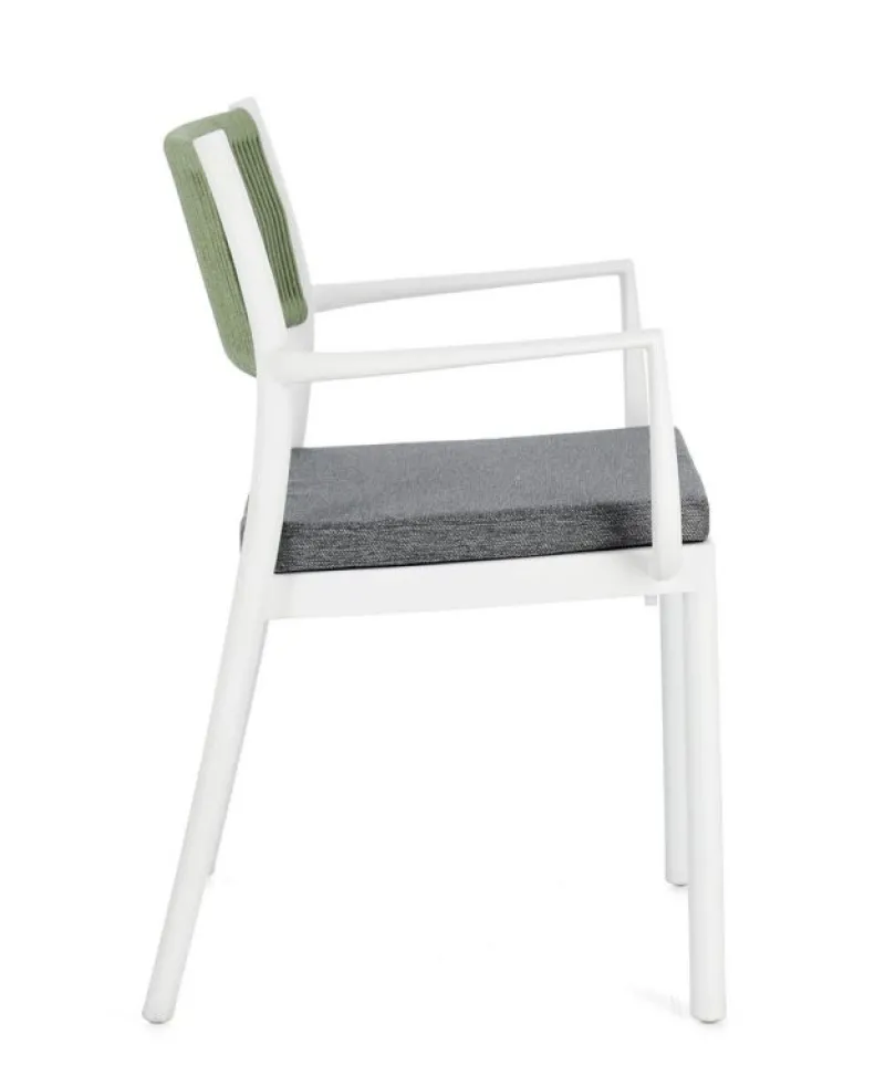 Clearance Bizzotto SEDIA C-BR C-C ALVIN BIANCO/VERDE