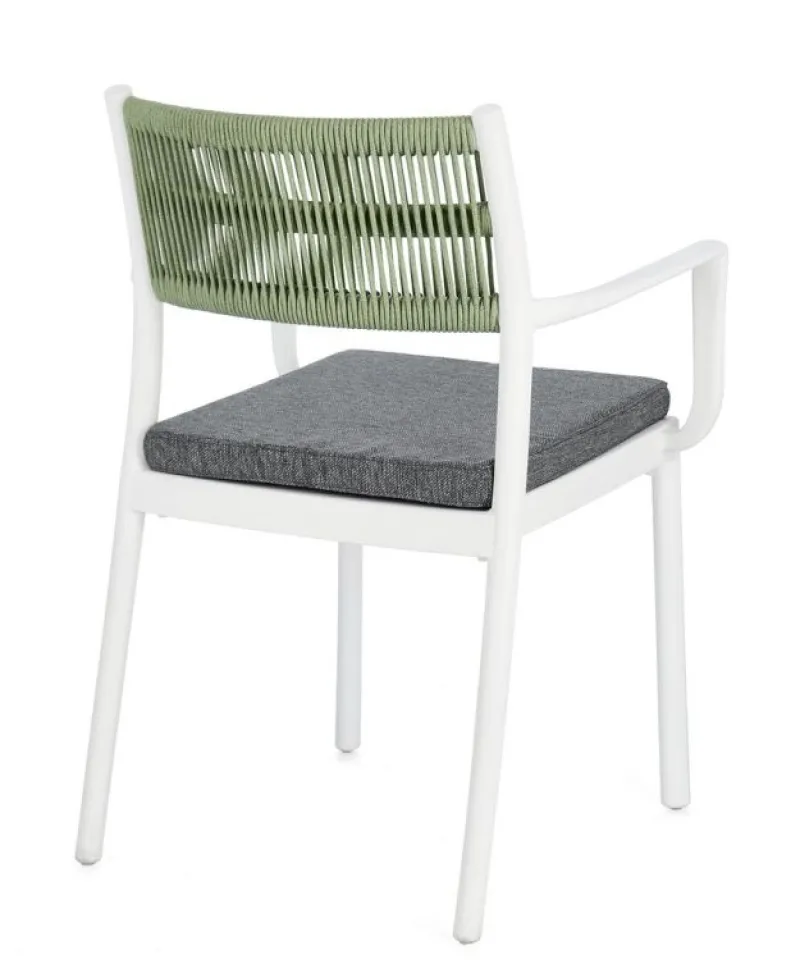 Clearance Bizzotto SEDIA C-BR C-C ALVIN BIANCO/VERDE
