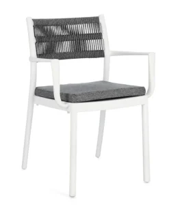 Sale Bizzotto SEDIA C-BR C-C ALVIN BIANCO/GRIGIO SCURO
