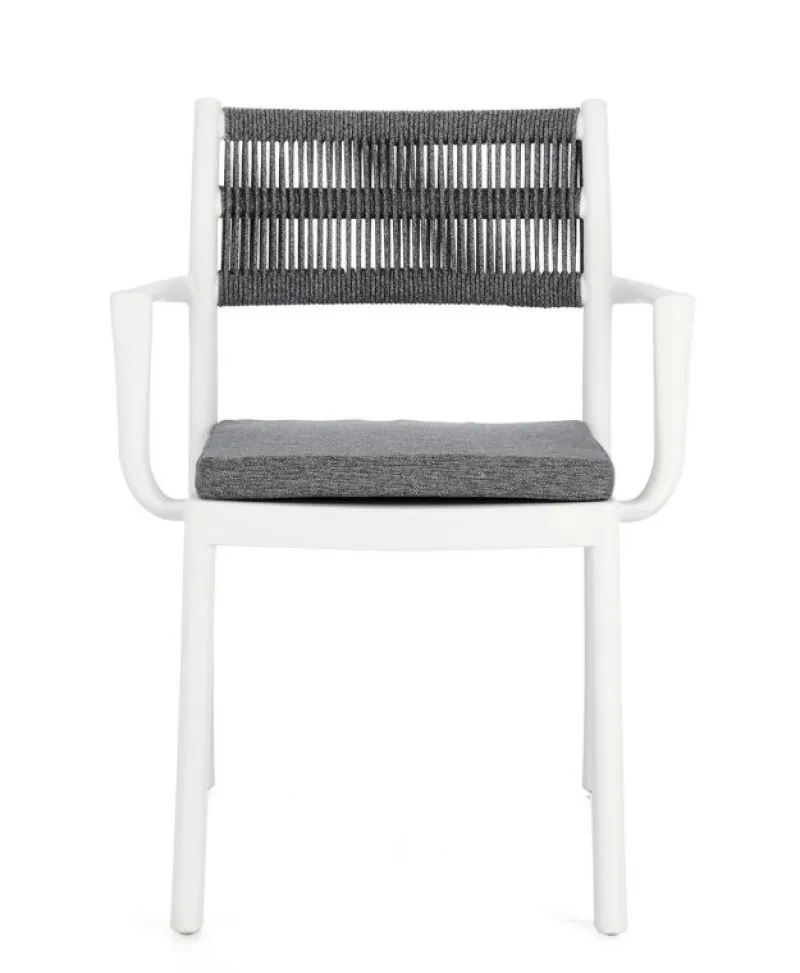 Sale Bizzotto SEDIA C-BR C-C ALVIN BIANCO/GRIGIO SCURO