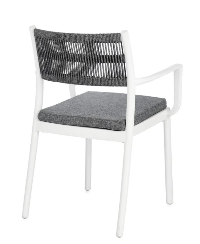 Sale Bizzotto SEDIA C-BR C-C ALVIN BIANCO/GRIGIO SCURO