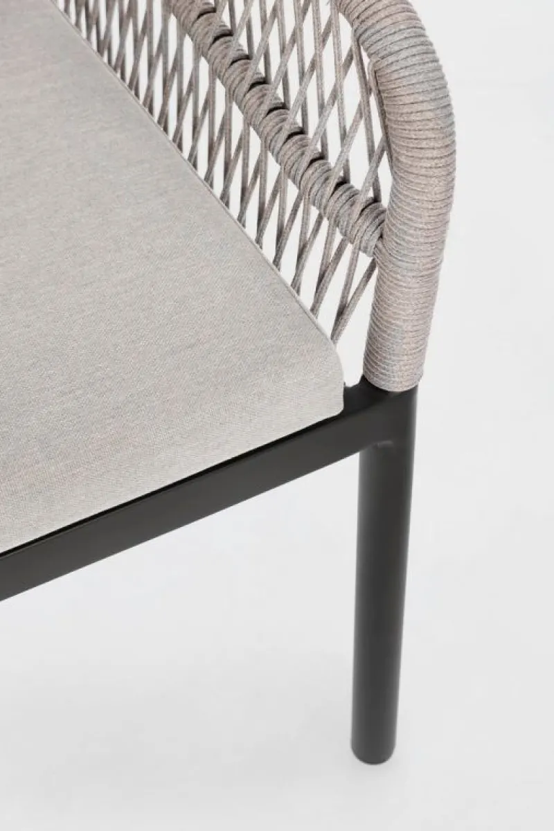 Bizzotto SEDIA C-BR C-C GALDANA ANTRACITE/KHAKI