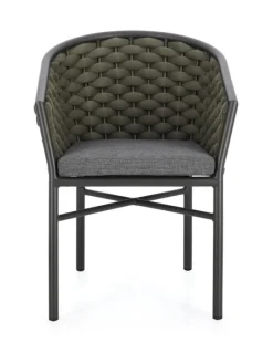 Discount Bizzotto SEDIA C-BR C-C MARGALIDA ANTRACITE/VERDE