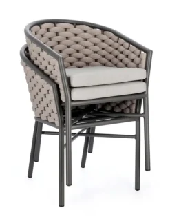 Online Bizzotto SEDIA C-BR C-C MARGALIDA ANTRACITE/KHAKI