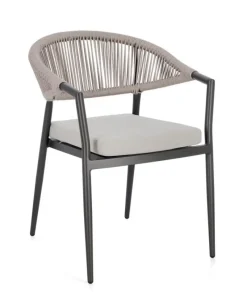 Discount Bizzotto SEDIA C-BR C-C MILLOR ANTRACITE/KHAKI