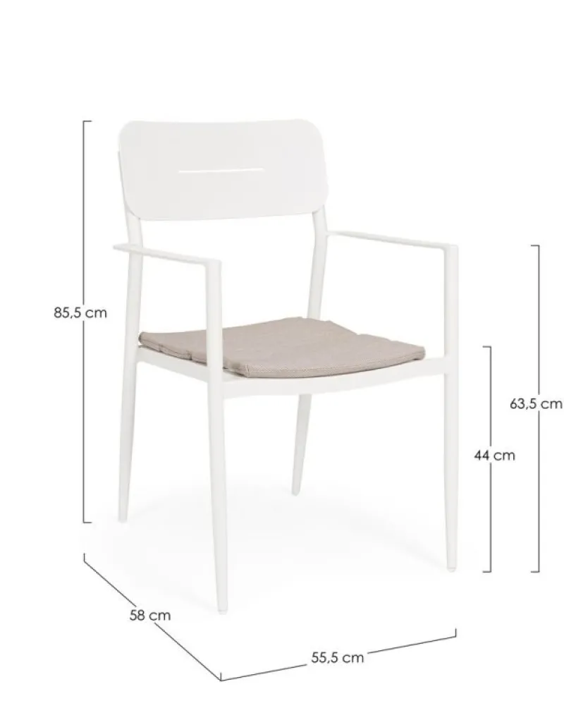 Clearance Bizzotto SEDIA C-BR C-C NEBULA VAPOR YK15