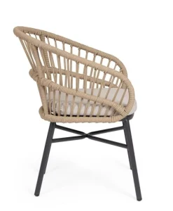 Outlet Bizzotto SEDIA C-BR C-C ODIVELAS BEIGE