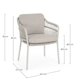 Discount Bizzotto SEDIA C-BR C-C TALAIA FROSTY