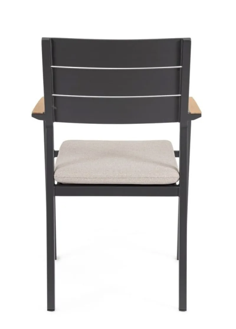 Clearance Bizzotto SEDIA C-BR C-C ZELMAR ANTRACITE YK13