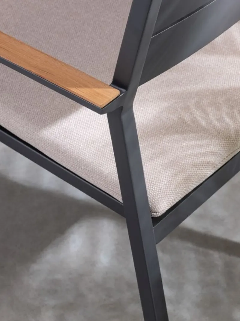 Clearance Bizzotto SEDIA C-BR C-C ZELMAR ANTRACITE YK13