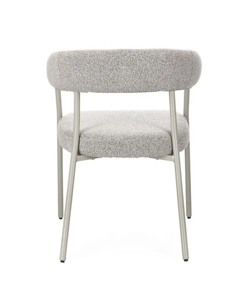 Online Bizzotto SEDIA C-BR GIAELE WARM GREY/TORTORA