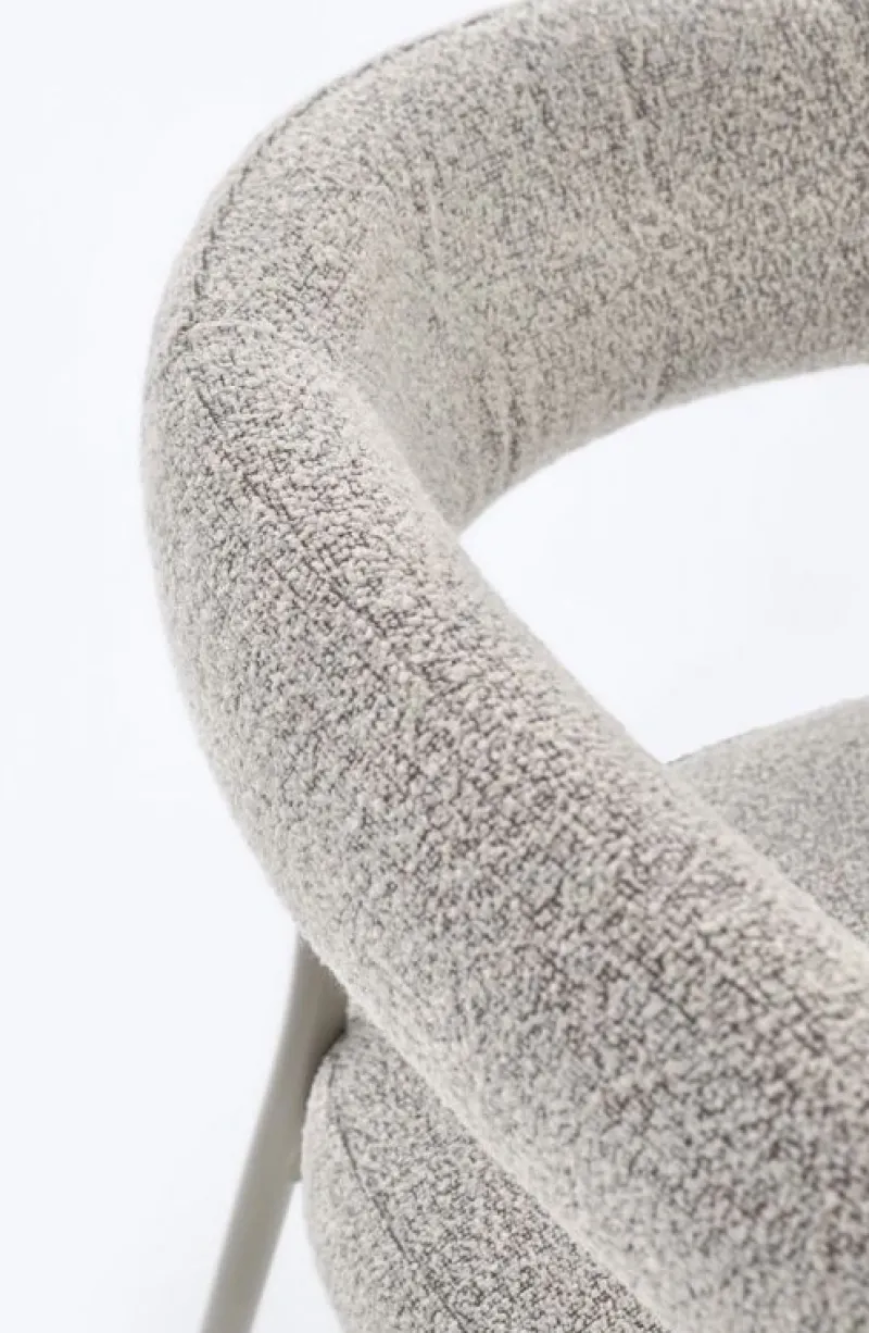 Online Bizzotto SEDIA C-BR GIAELE WARM GREY/TORTORA