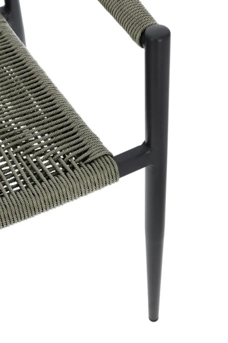 Bizzotto SEDIA C-BR JANDIA ANTRACITE/VERDE