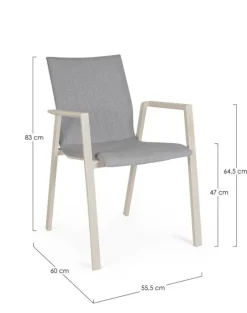 Online Bizzotto SEDIA C-BR ODEON PELICAN