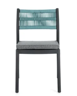 Bizzotto SEDIA C-C ALVIN ANTRACITE/AVIO