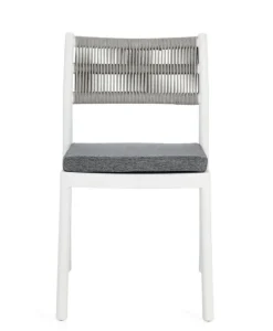Clearance Bizzotto SEDIA C-C ALVIN BIANCO/GRIGIO CHIARO