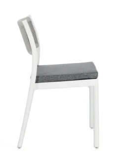 Clearance Bizzotto SEDIA C-C ALVIN BIANCO/GRIGIO CHIARO