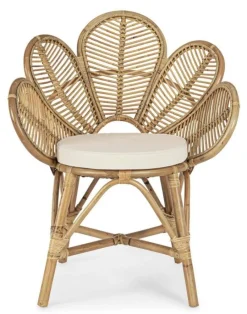 Online Bizzotto SEDIA CON BRACCIOLI IN FIBRE NATURALI - FLORES