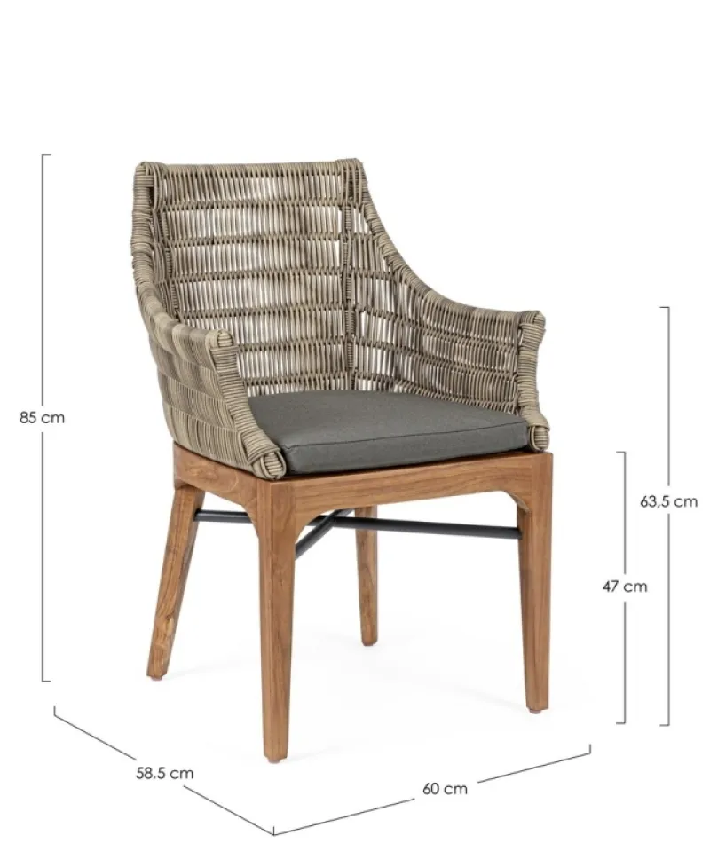 Sale Bizzotto SEDIA CON CUSCINO - KEILANI