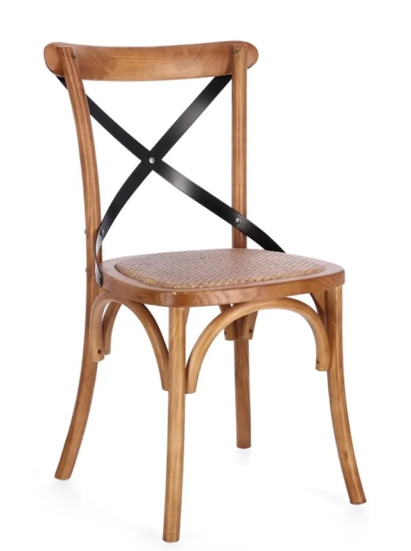 Online Bizzotto SEDIA CROSS METAL NUT