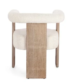 Best Bizzotto SEDIA EFFETTO BOUCLE' NATURALE - AGAPE