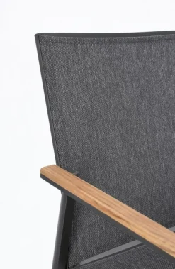 Online Bizzotto SEDIA IN ALLUMINIO ANTRACITE GK52 - CAMERON